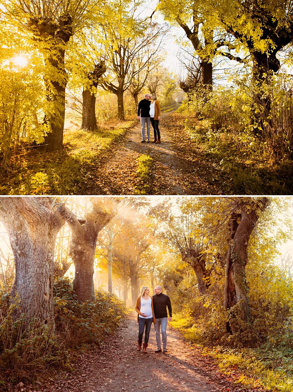 Babybauchfotos in der Natur